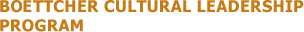 Boettcher Cultural Leadership Program